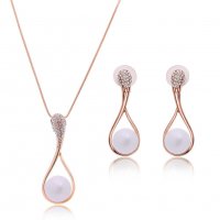 SET258 - Pearl Droplet Jewelery Set